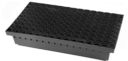Powermat Hochwertiger Schuhabstreifer- Fußabtreter mit Gumminoppen 58x37x10cm