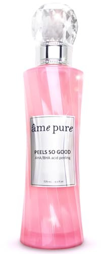 Ame Pure Peels So Good Fruchtsäure-Peeling – 120 ml Sanftes Gesichtspeeling Gel – AHA/BHA Peeling für das Gesicht - Enthüllt reine strahlende Haut - Geeignet für empfindliche Haut!