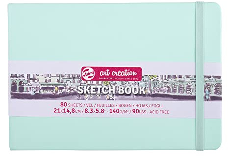 Talens Art Creation Skizzenbuch, 80 Blatt, 21 x 14,8 cm, Fresh Mint