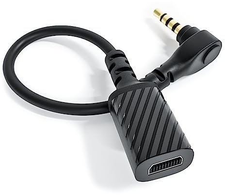 OKULI Audio Cable Converter Adapter Compatible with SteelSeries Arctis 3, 5 & 7 Headphones