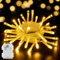 aifulo 2M 20er LED Lichterkette mit Timer (6 Stunden AN | 18 Stunden AUS), IP65 Wasserdicht Warmweiß Lichterkette Batterie für Zimmer Party Weihnachten Innen Außen
