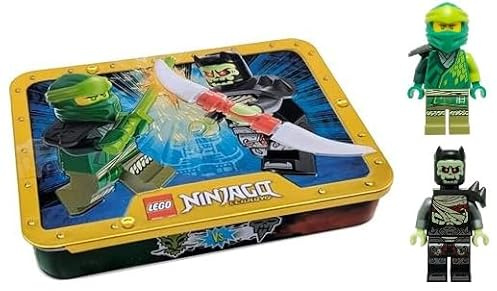 LEGO Ninjago : Lloyd vs. Bone Warrior Mini-figurine de collection en étain avec cape verte supplémentaire