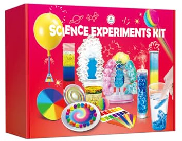 UNGLINGA 40+ Experiments Science Kit for Kids, Chemistry Set, Educational Toy Gift Idea for Boys and Girls Birthday Christmas S.T.E.M Toy
