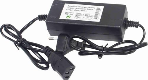 Cargador de batería - 12V, 8A, Ideal para pulverizadores. Eficiente y Compatible con Equipos de jardinería. Versátil y fácil de Usar.*