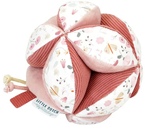 Little Dutch Activity Spielball/Greifball - mit Glocke - Flowers & Butterflies - 12 cm - 8725