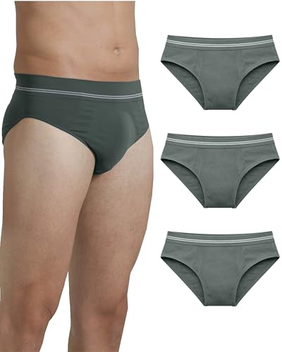 Risalti Slip Uomo Microfibra 3 pz - Mutande Uomo Slip Traspiranti, Abbigliamento Intimo Uomo, più Morbidi degli Slip Uomo Cotone, Senza Cuciture, Men Underwear - Made in Italy
