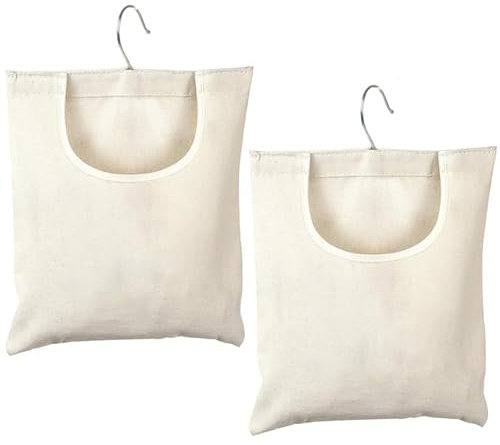 Tulov 2 sacchetti per mollette da bucato, 32 x 27 cm, può contenere 100 mollette, sacchetti per mollette da bucato e riutilizzabili, per calze e biancheria intima, pornografico, Borsa per abiti