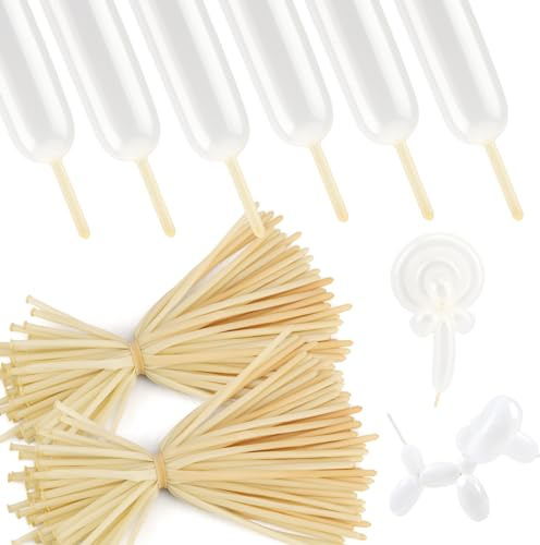 100 Pcs Modelling Latex Balloon, Clear Long Twist Style, Diy Shaping Design, Thick Party Decor For Birthday Wedding Festival Graduation Ramadan And Multiple Theme Celebration Events