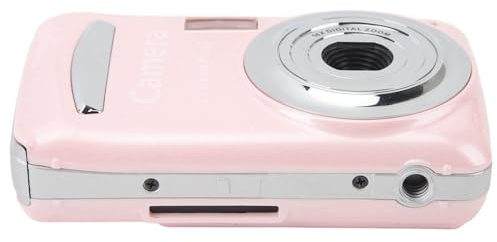 Digitalkamera, 2,4 Tum 1080P Barnkamera, 16X Zoom Anti Shake, 16MP Kompakt Bärbar Liten Pekkamera, Videovloggningskamera, för Studentbarn Tonåringar Flicka Pojke (Rosa)