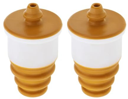 ECSiNG 2 Piezas Soporte de Tope de Tope Trasero Amortiguador Trasero Bloque de Goma Soporte de Tope de Tope Del Eje Trasero 51811829 Tope de Tope Del Puntal Compatible con FIAT 500