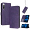 QiongniAN Compatible with Sony Xperia 10 V Leather Case,Compatible with Sony Xperia 10 V 5G 2023 XQ-DC72 XQ-DC54 XQ-DC44 Case PU Leather Phone Flip Cover Purple