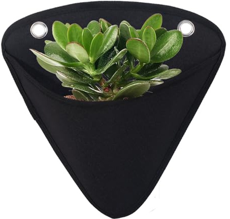 Sacco da parete per piante – Borsa conica riutilizzabile e acqua da giardinaggio – repellente | ideale per coltivare frutta, verdura e fiori in balcone, terrazza, finestra, serra e spazi interni/a