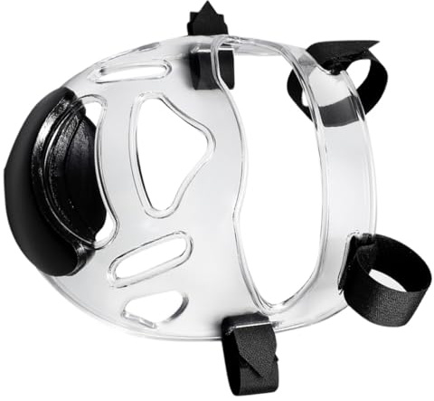 Anneome Casque de Boxe Léger Visière de Protection Faciale Amovible, Protection Faciale Ventilée pour Taekwondo et Karaté, Équipement de Combat Sécurisé pour Entraînement et Compétition