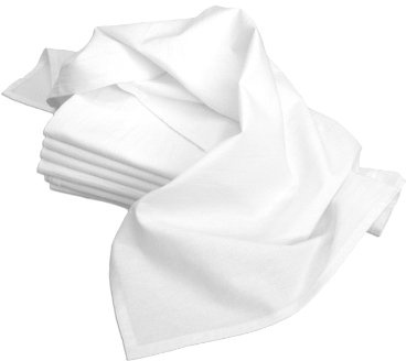 Aunt Martha's Dish Towels, 33 by 38-Inch, 7 Count, White