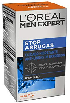 L'Oreal Paris Men Expert Cuidado hidratante anti-arrugas de expresión Stop Arrugas, 50 ml