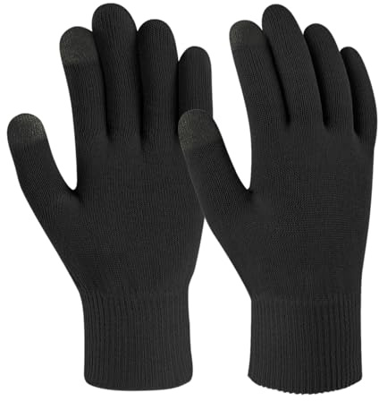 MIG4U Moisturizing Beauty Gloves Touch Screen Overnight Sleeping Glove Large for Men SPA, Dry Hands, Nighttime Lotion, UV Protection, Cosmetic Treatment, XL Black 1 Pairs