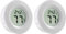 2Pcs Mini Rundes Hygrometer Thermometer Digital LCD Monitor Meter Gauge Innen Außen Luftfeuchtigkeit Temperaturanzeige für Luftbefeuchter Luftentfeuchter Babyzimmer Fahrenheit oder Celsius