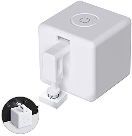 MoesGo 2nd Generation Smart Bluetooth Fingerbot Plus, Wireless Smart Light Switch Button Pusher Bot, Remote Control Smart Life Tuya App, Add Fingerbot Hub Make it Compatible Alexa and Google Home