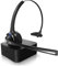 CSL - Auricular Bluetooth 5.0 con estación de Carga - Auricular para PC con micrófono Flexible - Multipunto - Inalámbrico - Ligero - Manos Libres - para Call Center automóviles y Camiones
