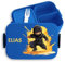 Kinder Bento Box Midi Lunchbox für Mepal Bentobox - Ninja Schattenkrieger Kampfstil - 900 ml - Blau - jausenbox junge schule brotbox brotdose vesperbox brotzeitbox brotbüchse brotdosen schulbox