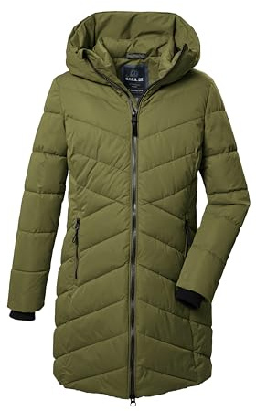 G.I.G.A. DX Donna Parka trapuntato/Parka funzionale con cappuccio GW 17 WMN QLTD PRK, olivgrün, 48, 41855-000