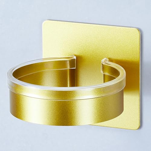 YYBO Supporto per asciugacapelli Senza Foratura, Supporto per Asciugacapelli, Supporto per Asciugacapelli a Parete, Supporto per Asciugacapelli e Conservazione, Supporto Autoadesivo per Asciugacapelli