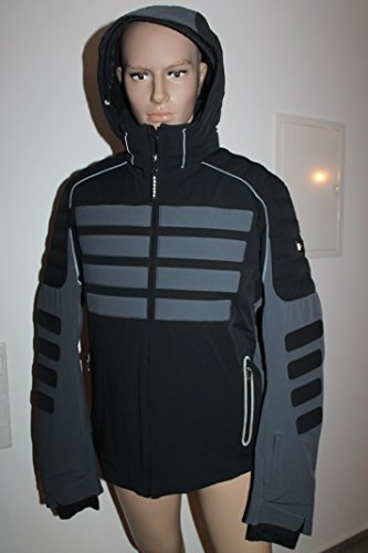 Bogner Herren Skijacke NIK Saison Schwarz Grau Größe L 52