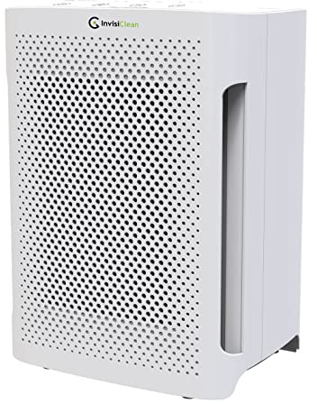 Mini Aura Purificateur d'air avec lumière UV – Purificateur d'air de petite pièce pour dortoir – Filtre à air pour animaux domestiques et chambre de bébé – Filtre HEPA H13 5 en 1/ioniseur/carbone