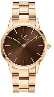 Daniel Wellington Iconic Orologi 40mm Double Plated Stainless Steel (316L) Rose Gold