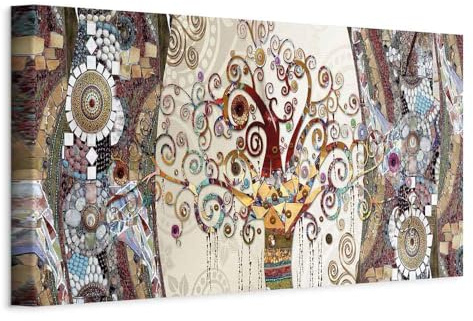 murando - Quadro Acustico Gustav Klimt 1 pezzo schiuma acustica Quadri Moderni Camera da Letto - Stampa su Tela - Pannelli Fonoassorbenti Decorativi - Fonoassorbente Acustiche Astratto