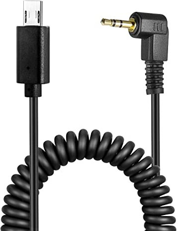 NEEWER Cable Disparador Remoto de 2,5mm a RM-VPR1 Compatible con Sony A1 A7S III A99 II A6600 A6500 A6300 A6000 NEX-3NL RX10 IV HX300 RX100II S2