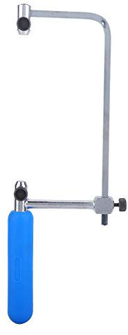 ANKROYU Arco Per Sega Per Gioielli, Sega a Filo, Arco Per Sega a Forma di U Regolabile, Cornice Per Gioielli Fai-da-te Utensile da Taglio, Telaio Per Seghetto Per La Lavorazione del Legno(BS400)