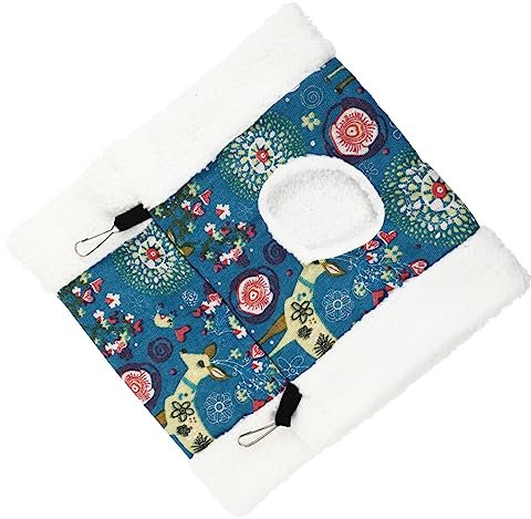 YARNOW Papageienhängematte für Vögel Warmes Schlafnest aus Komfortablem Fleece für Kanarienvögel Papageien und Kleine Vögel Hängendes Vogelhaus Gemütliches und Sicheres Versteck