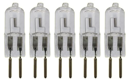 UGEFKMQ Lámparas Halógenas G6.35 24V 100W Bombillas Halógenas Tungsteno 50W 24V GY6.35 Bi-Pin Base Blanco Cálido para luminación Paisaje 35 W