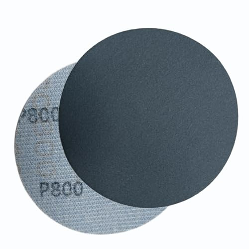 HOTCKB 60 Pieza Lijas para Lijadora Húmedo Seco Discos Abrasivos 75mm P800