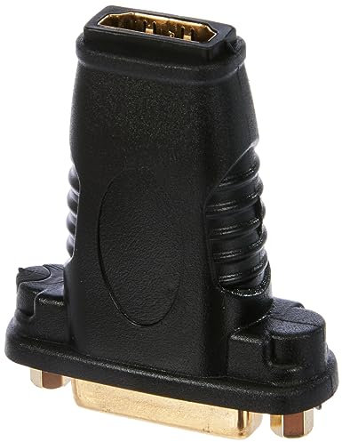 Goobay 68690 HDMI/DVI-I Adapter, Vergoldet, HDMI-Buchse (Typ A) > DVI-I-Buchse Dual-Link (24+5 pin), 1 Stück