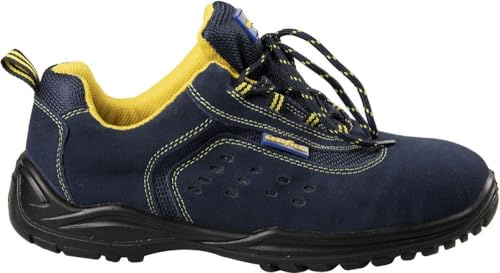 Goodyear Scarpe Antinfortunistiche Metal-Free S1P in Pelle Scamosciata Blu Numero 41