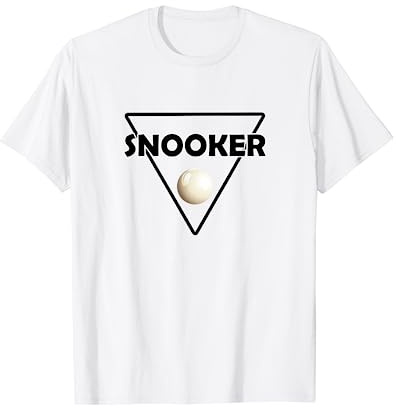 Snookerspieler Geschenk-Idee Vater Dreieck Motiv Snooker T-Shirt