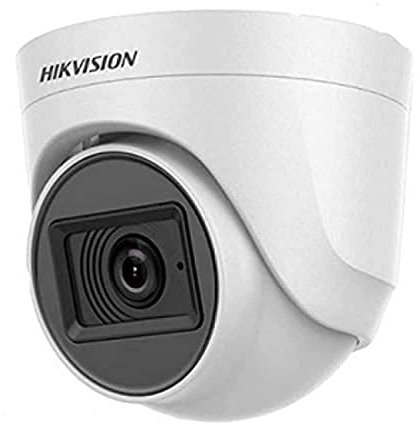 Cámara Turbo HD Dome 5 Mpx Óptica Fija con micrófono Integrado DS-2CE76H0T-ITPFS Hikvision