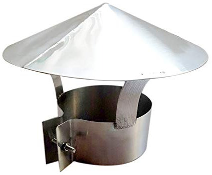 QWEASDF Skorstenshuva rostfritt stål fågelskyddsgaller för eldstäder, skorstensfäste, öppen spis, eldstadsöverdrag, öppen spis, eldstadshatt (90 mm – 250 mm),150 mm
