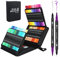 Dual Brush Pen Set, Filzstifte 120 Farben Pinselstifte Fineliner Marker Aquarell Farben für Bullet Journal, Malbücher, Handlettering, Manga Kalligraphie Stifte