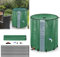 VA-Cerulean Depósito de agua plegable de 750 l, depósito de agua con grifo (verde, 198 galones)