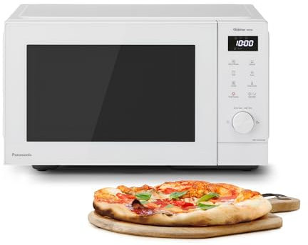 Panasonic NN-GD34QWEPG 29L Micro-ondes grill, 1000 W, décongélation automatique, cuisson combinée, minuterie, blanc