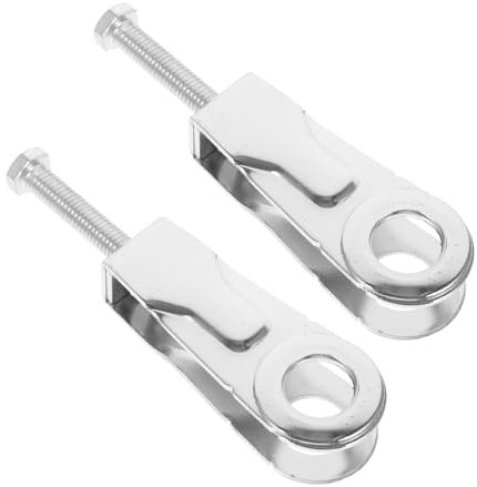 Ciieeo 2piezas Ajustador De Cadena De Motocicleta Tensor De Cadena Accesorio De Suministro De Motocicleta Herramienta Manual Para Tensión De Taller o Carretera