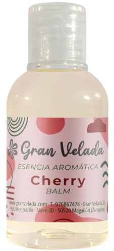 Esencia Balm de Cereza Cherry | Aroma frutal e intenso, ideal para labiales caseros. Usos en barras, pintalabios, jabones, cremas y geles. Calidad certificada | 100 ml