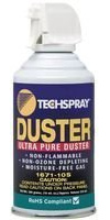 TECHSPRAY 1671-10S Gas Duster, AEROSOL, 10OZ