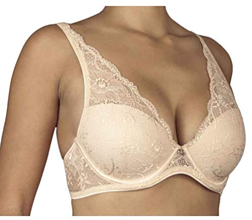 Selene, Bralette de Encaje con Copa Forrada Acolchada y Aro, Sujetador de Mujer Colección Irina