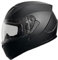 Integralhelm Motorradhelm Rallox 67 Größe M schwarz matt Motorrad Roller Sturz Helm