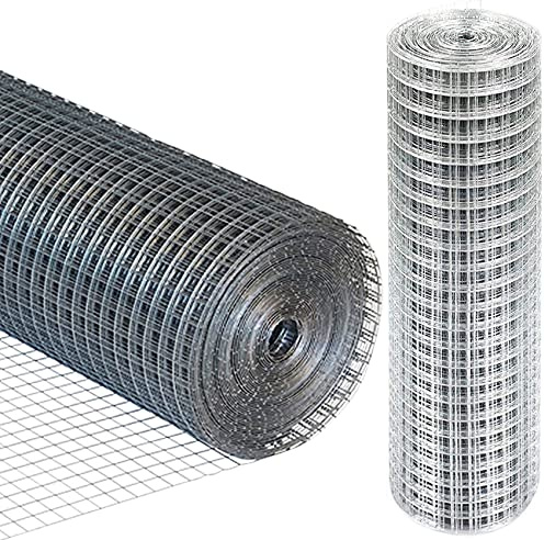 KINGFISHER Galvanised Mesh Wire | SQUARE | HEXAGONAL | FENCING | Plastic Coated GREEN | Fence Aviary | Rabbit Hutch Net | Heavy Duty | Quality Chicken Wire (0.9 X 4M – Square – (13mm))