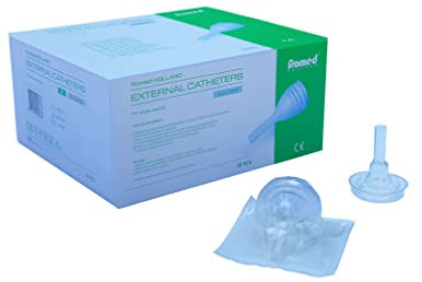 Romed Condón urinario externo de silicona para hombres, empaquetado individualmente (M, 1 unidad)